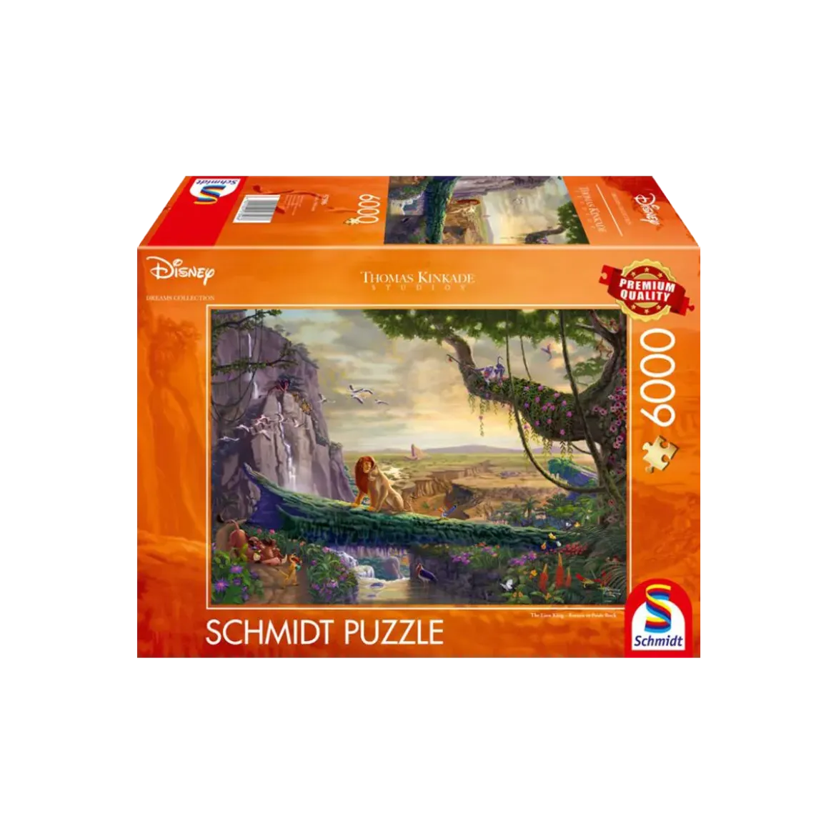 Puzzle Disney Le Roi Lion, Retour Au Rocher Des Lions - 6000 pièces