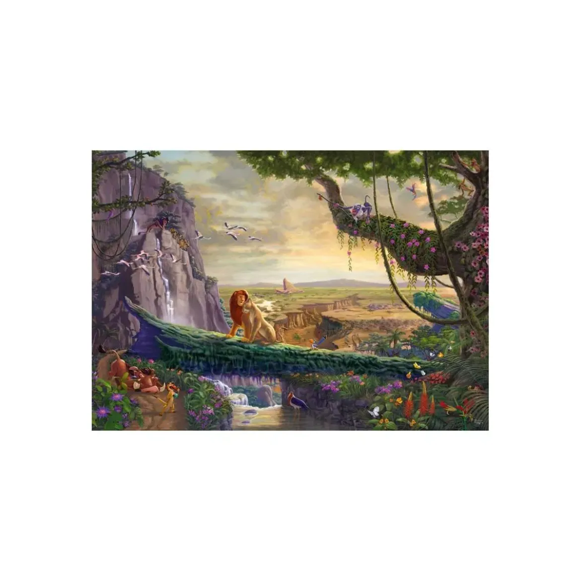 Puzzle Disney Le Roi Lion, Retour Au Rocher Des Lions - 6000 pièces