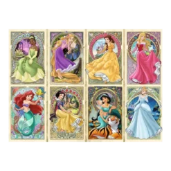 Puzzle Disney : Princesses Art Nouveau - 1000 pièces