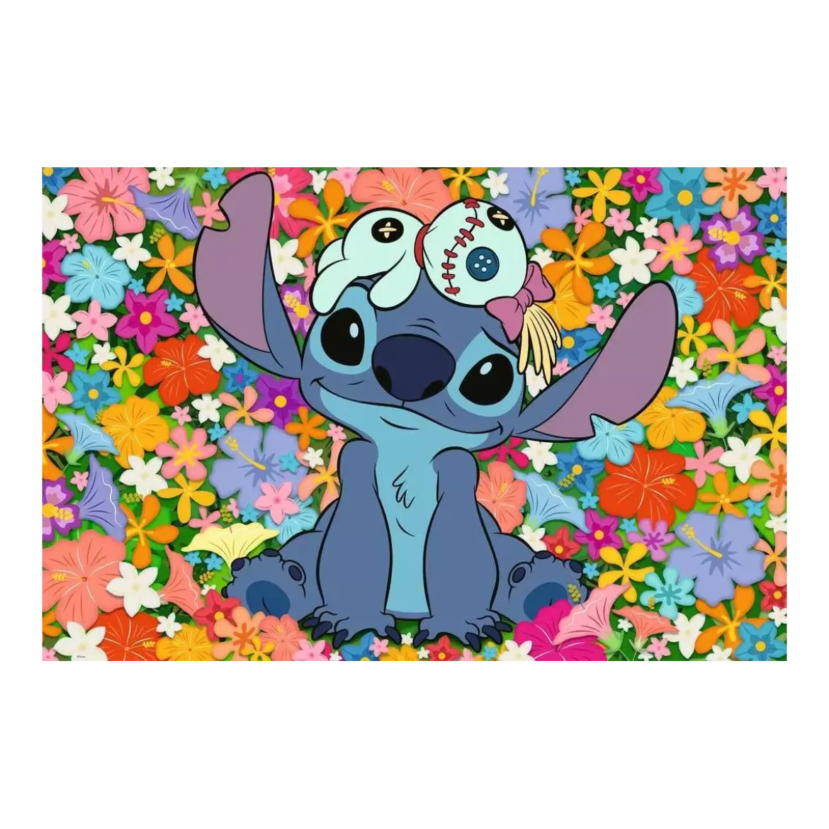 Puzzle Disney : Stitch en fleurs - 3000 pièces