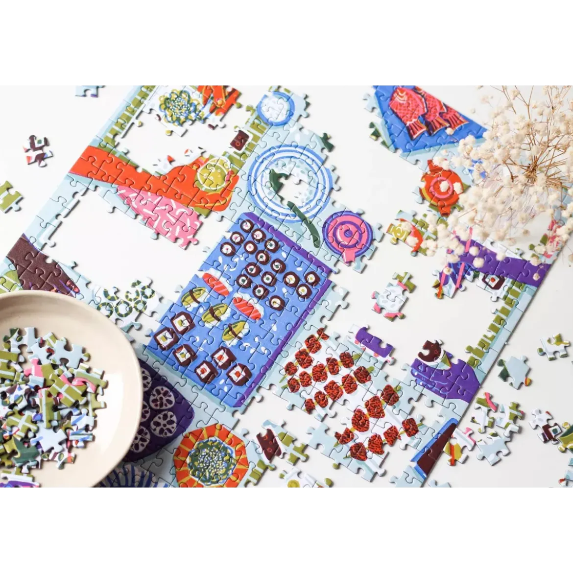Puzzle Dîner Sushi - 500 pièces