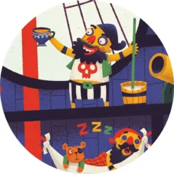 Puzzle Géant Le Bateau des Pirates - 36 pièces