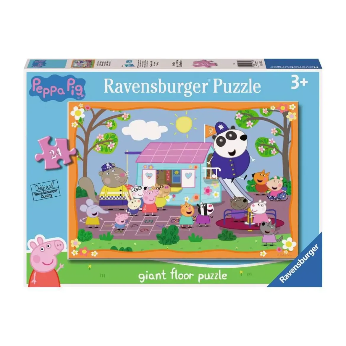 Puzzle Giant Floor Peppa Pig - 24 pièces