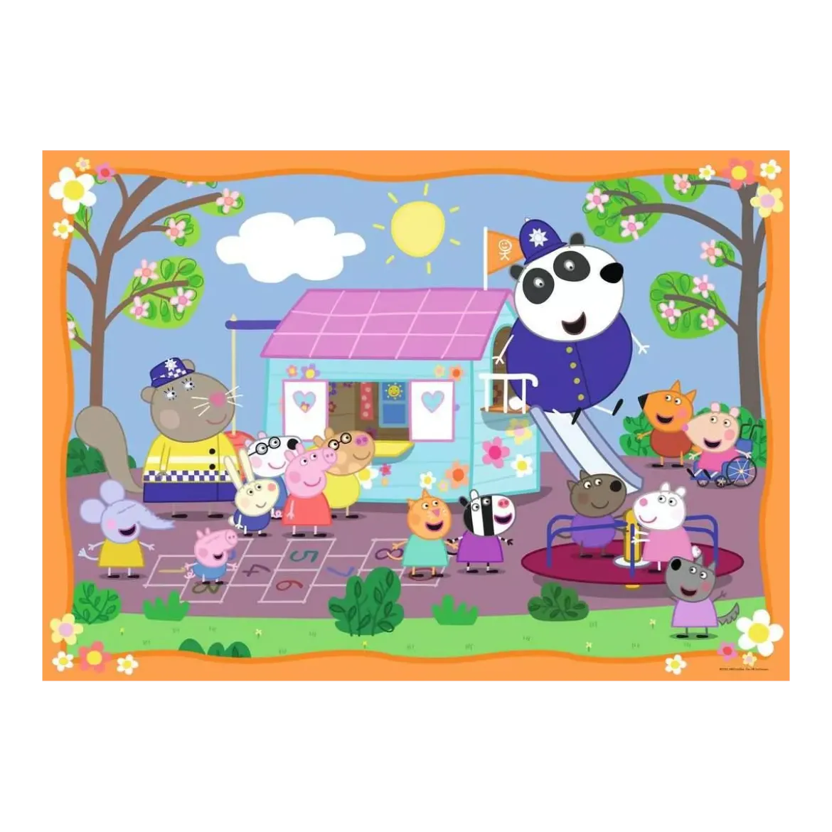 Puzzle Giant Floor Peppa Pig - 24 pièces