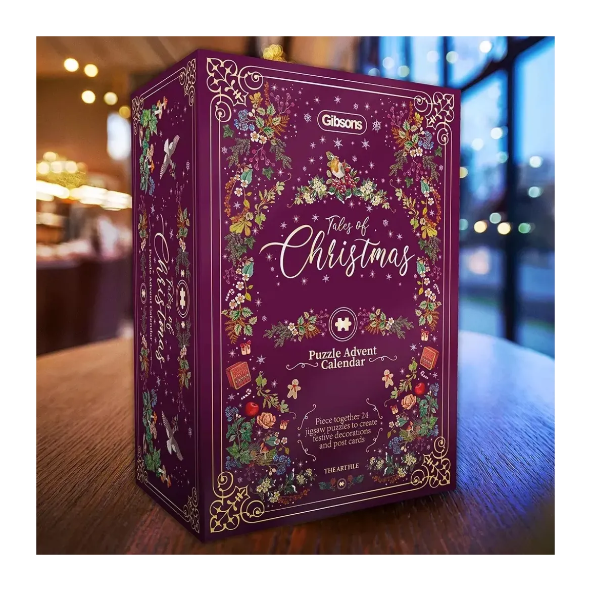 Puzzle Gibsons Calendrier de l'Avent The Art File - 24 mini puzzles
