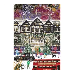 Puzzle Gibsons Christmas in London - 3 x 500 pièces
