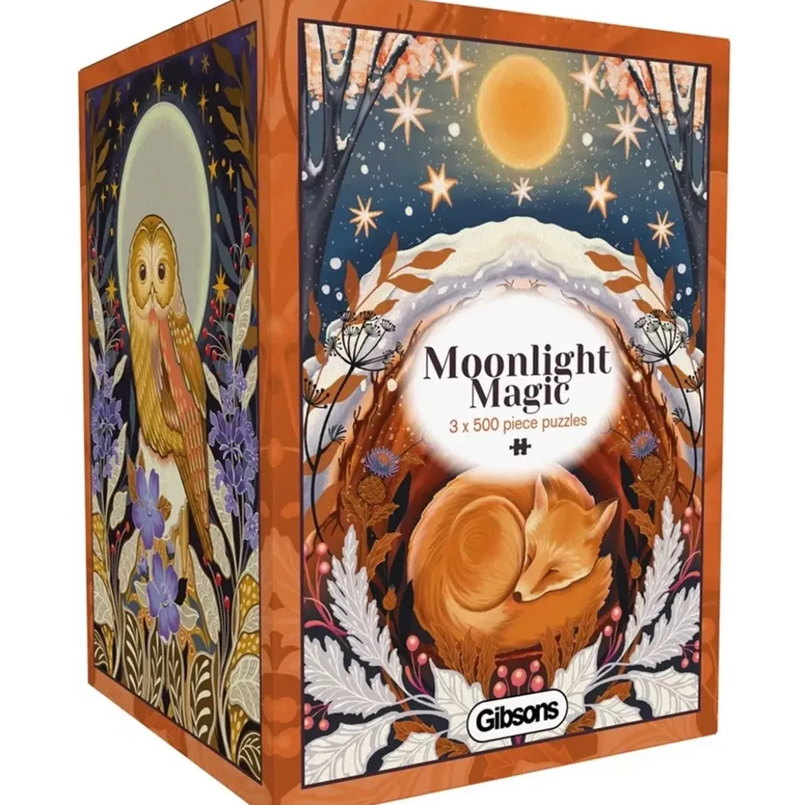 Puzzle Gibsons Moonlight Magic - 3 x 500 pièces