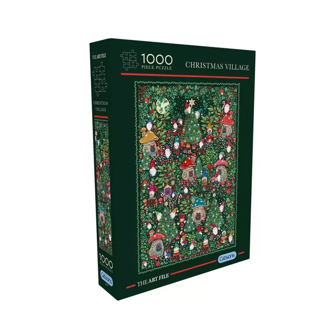 Puzzle Gibsons The Art File : Christmas Village - 1000 pièces