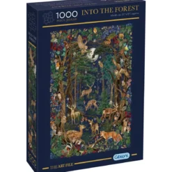 Puzzle Gibsons The Art File : Into the Forest - 1000 pièces
