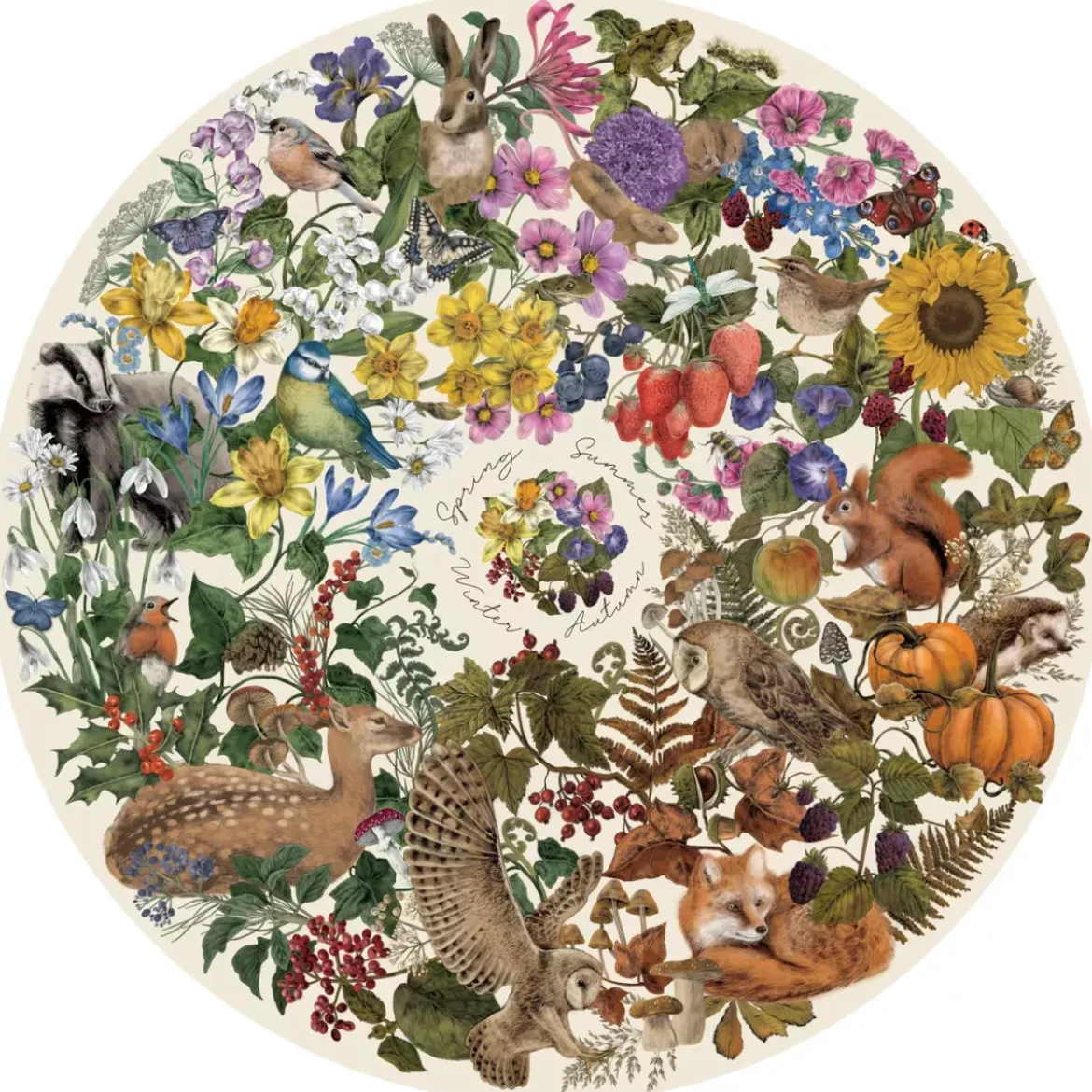 Puzzle Gibsons The Art File : Nature's Seasons - 500 pièces