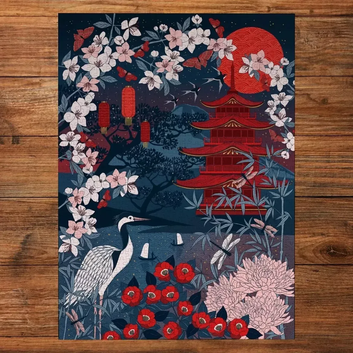 Puzzle Gibsons The Art File : Sakura Heights - 1000 pièces