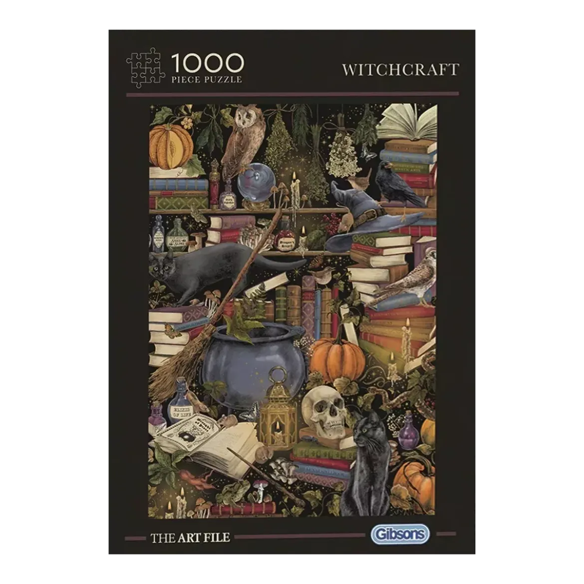 Puzzle Gibsons The Art File : Witchcraft - 1000 pièces