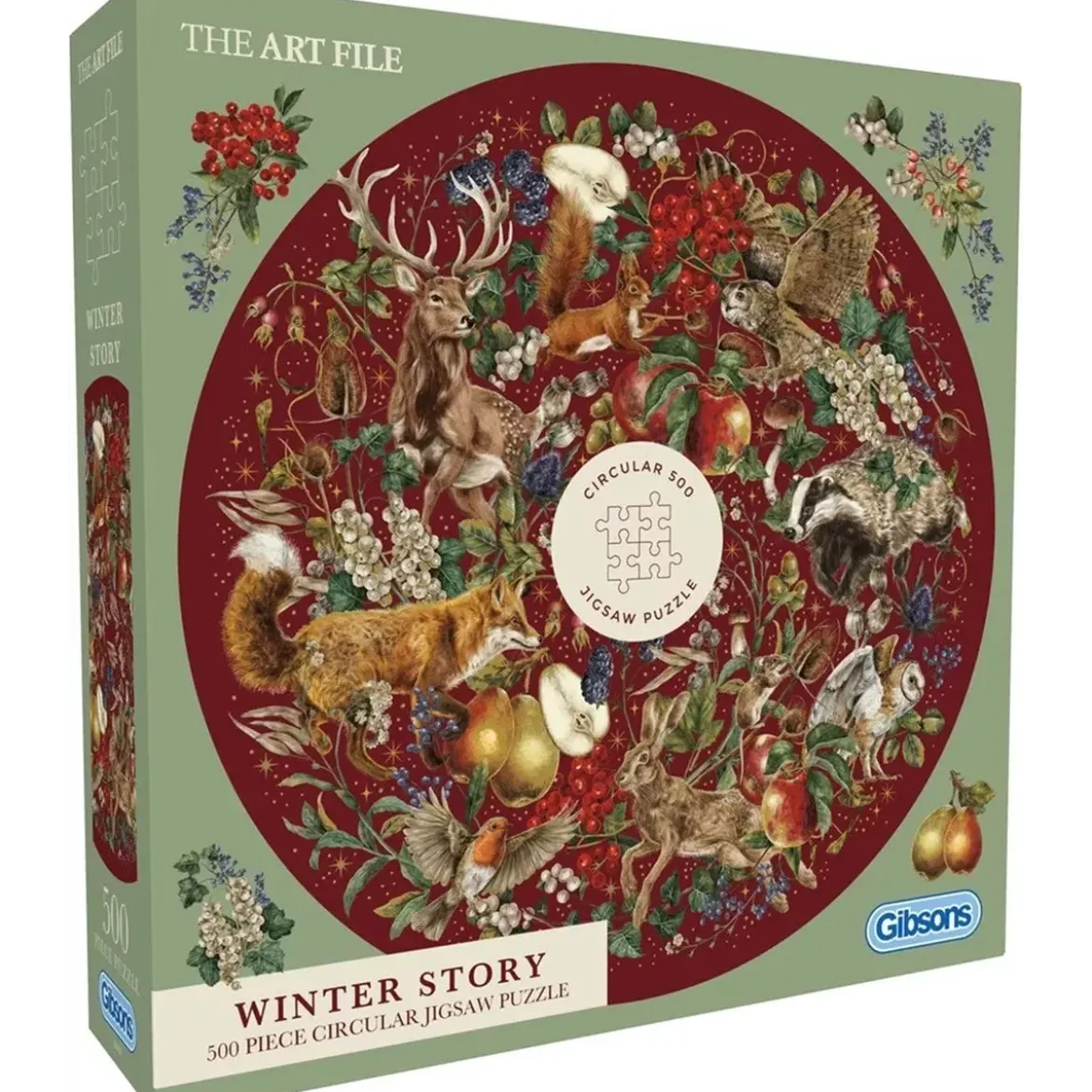 Puzzle Gibsons The Art File : Winter Story - 500 pièces