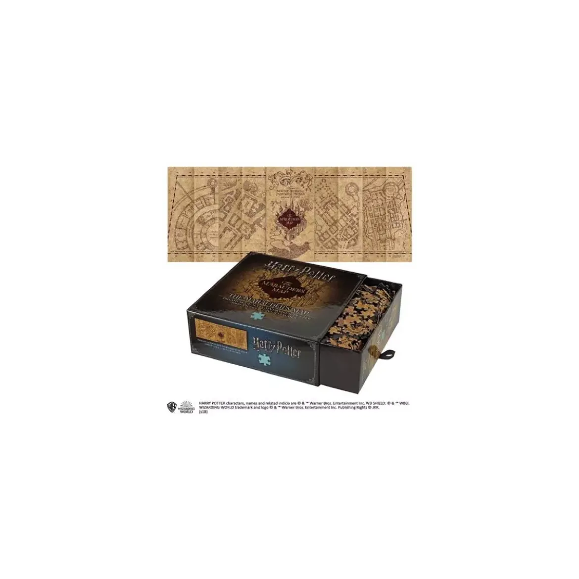 Puzzle Harry Potter Carte du Maraudeur - 1000 pièces