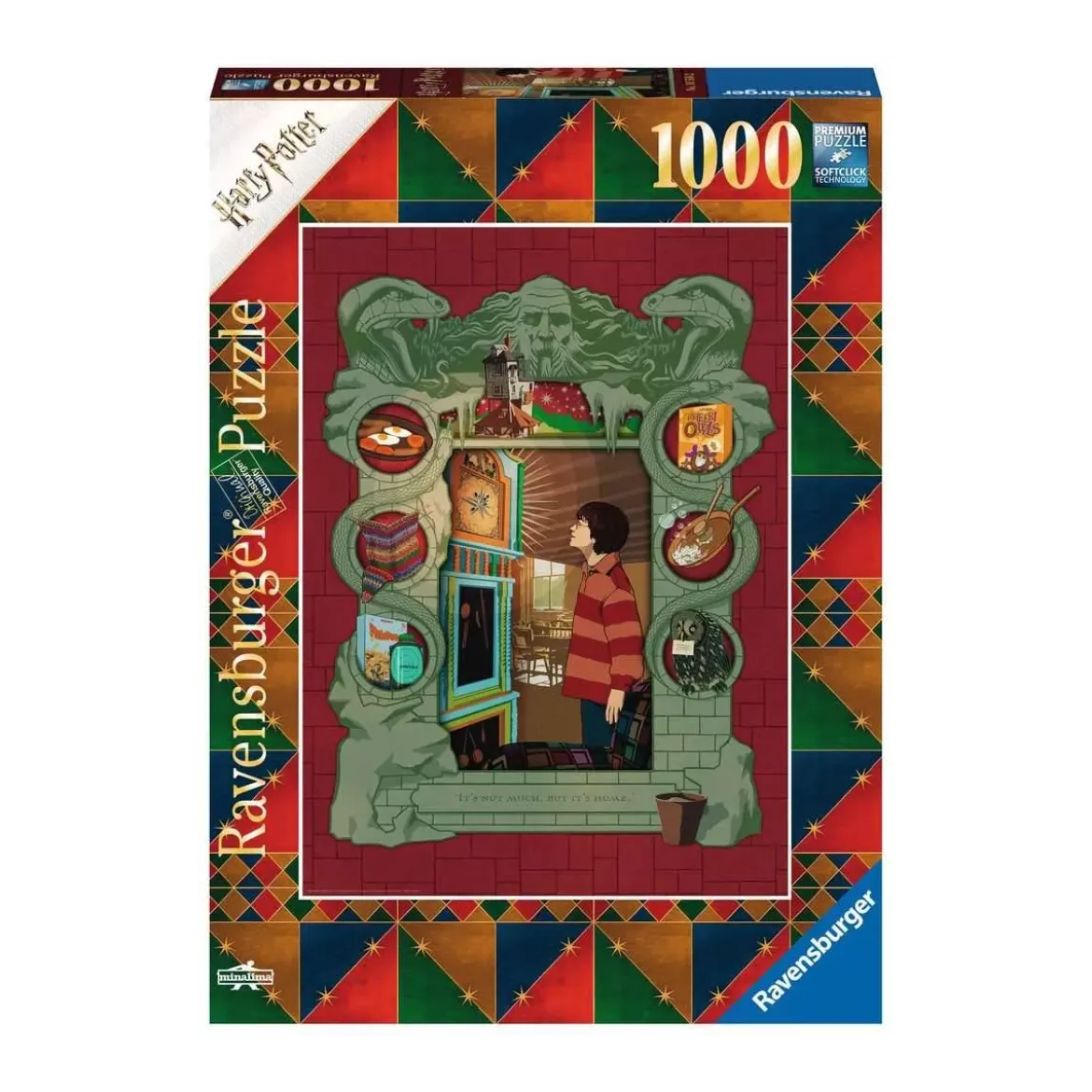 Puzzle Harry Potter Chez les Weasley Minalima - 1000 pièces