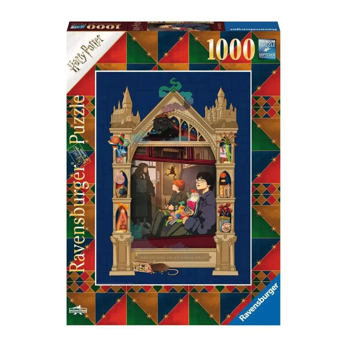 Puzzle Harry Potter en route vers Poudlard Minalima - 1000 pièces