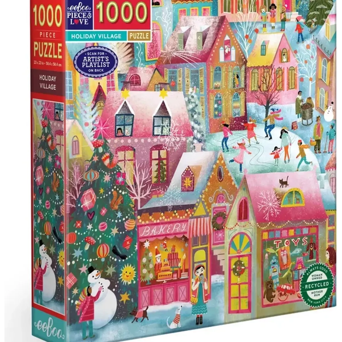 Puzzle Holiday Village - 1000 pièces
