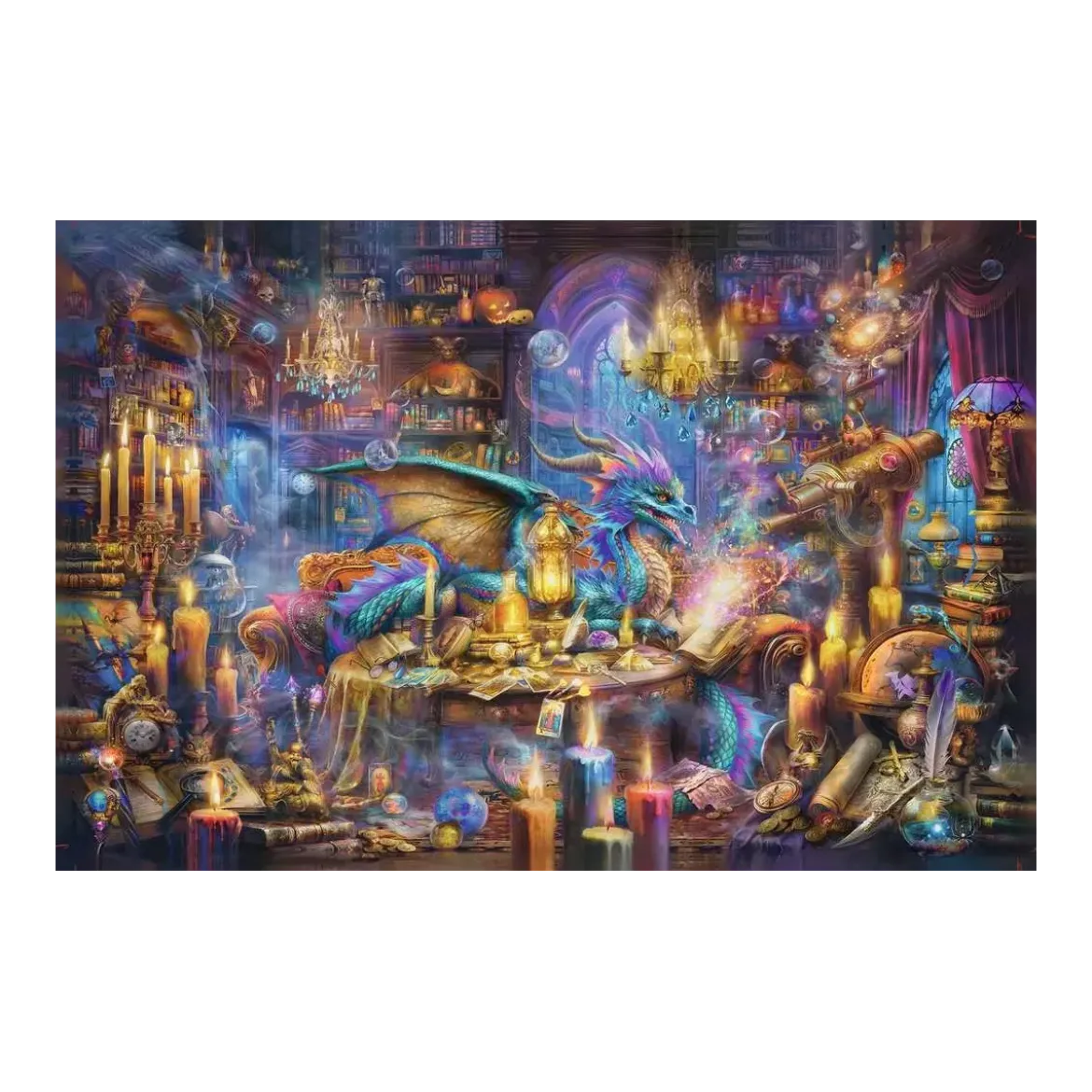 Puzzle La Bibliothèque des Savoirs Enchantés - 3000 pièces