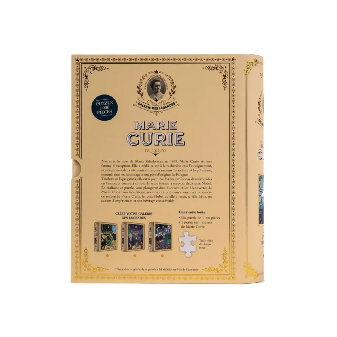 Puzzle La galerie des Légendes : Marie Curie - 1000 pièces
