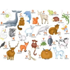 Puzzle L'Alphabet des Animaux - 12 pièces