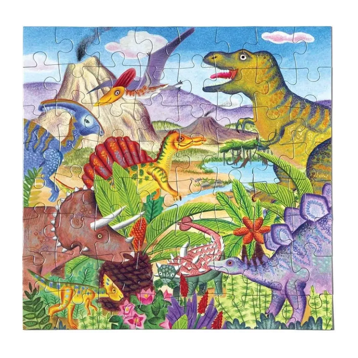 Puzzle Île des Dinosaures - 64 pièces