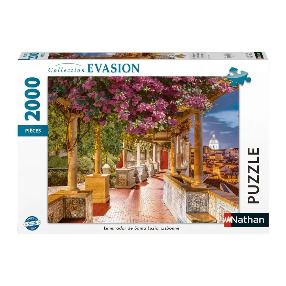 Puzzle Le mirador de Santa Luzia à Lisbonne - 2000 pièces