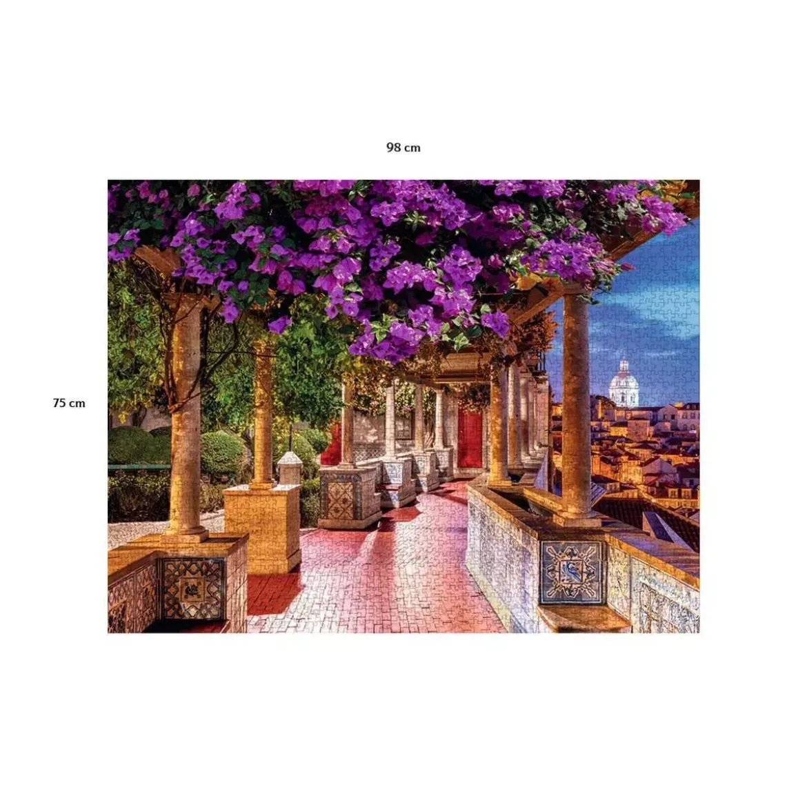 Puzzle Le mirador de Santa Luzia à Lisbonne - 2000 pièces