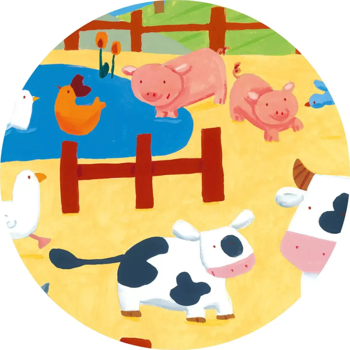 Puzzle Les Vaches à la Ferme - 24 pièces