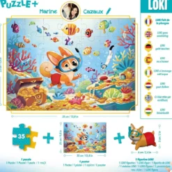 Puzzle Loki fait de la plongée - 35 pièces