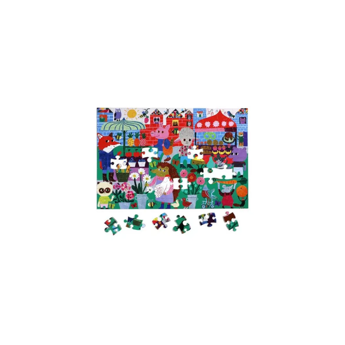 Puzzle Marché écologique - 100 pièces