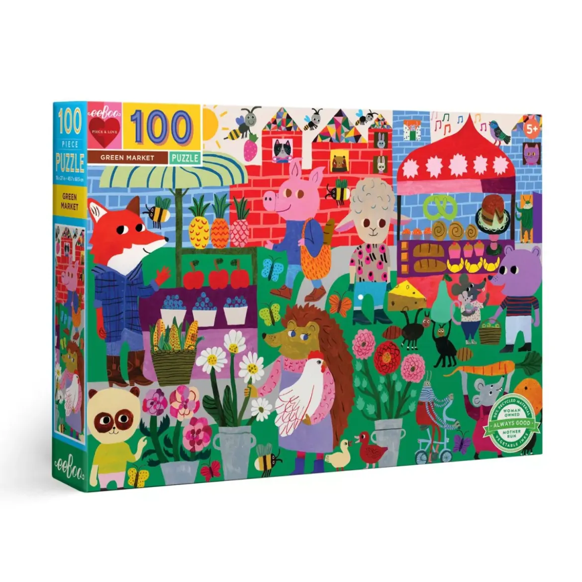 Puzzle Marché écologique - 100 pièces