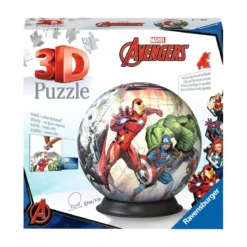 Puzzle Marvel Avengers 3D Ball - 72 pièces
