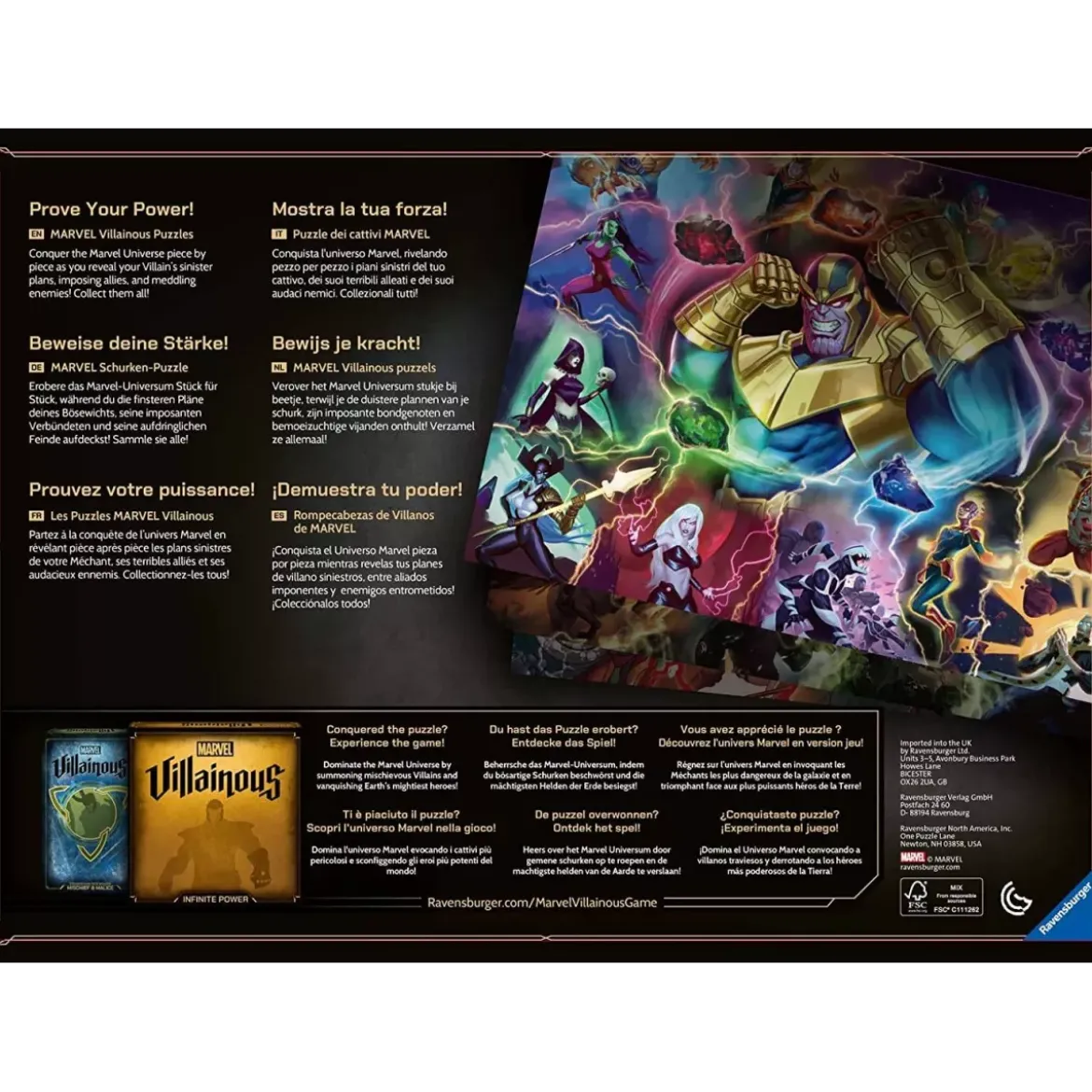 Puzzle Marvel Villainous : Killmonger - 1000 pièces