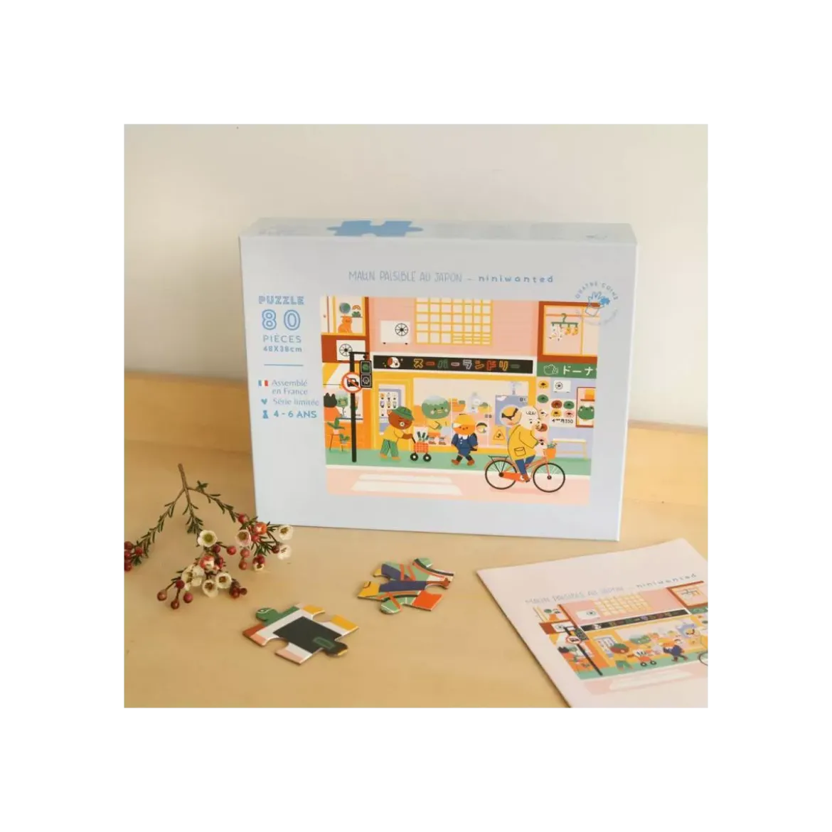 Puzzle Matin Paisible au Japon - 80 pièces