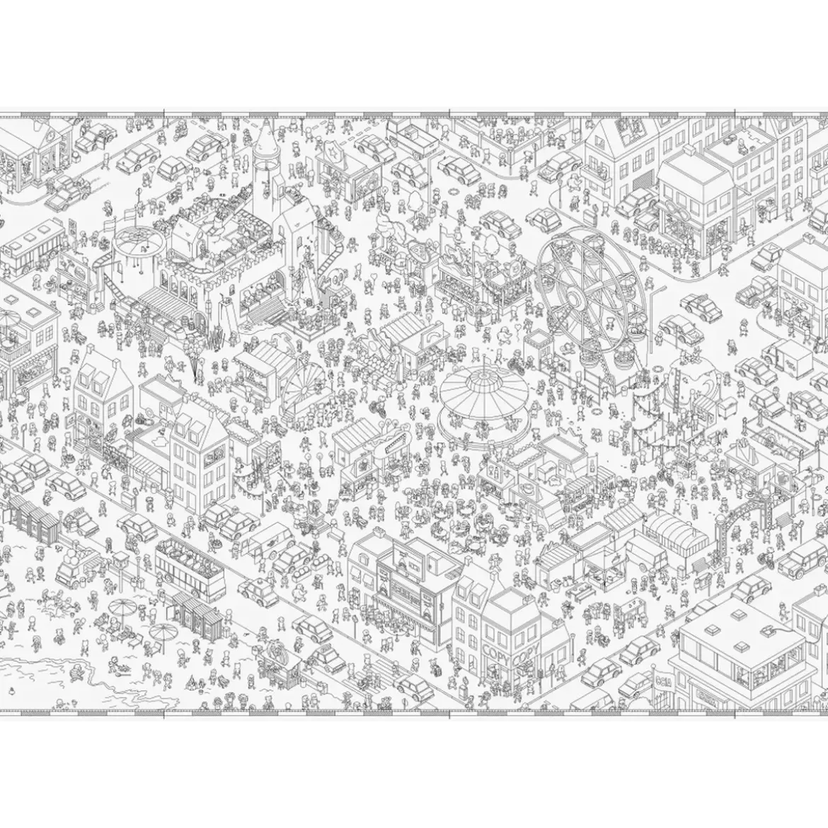 Puzzle Micro Macro Funfair - 500 pièces