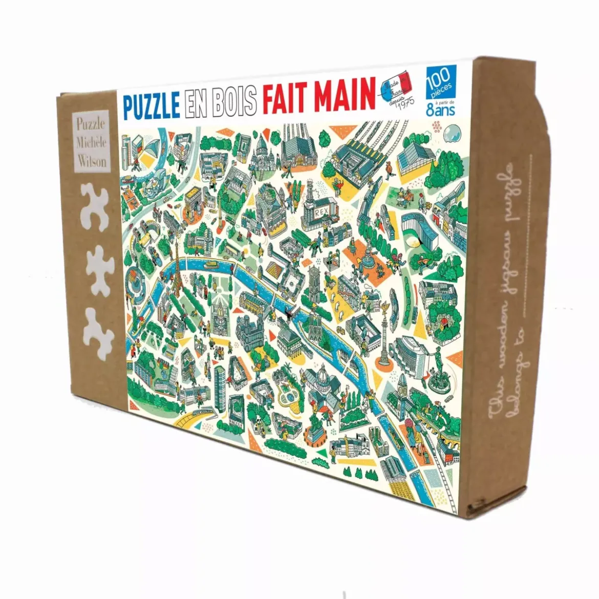 Puzzle Paris Labyrinthes - 100 pièces