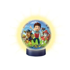 Puzzle Pat'Patrouille 3D Ball Illuminé - 72 pièces