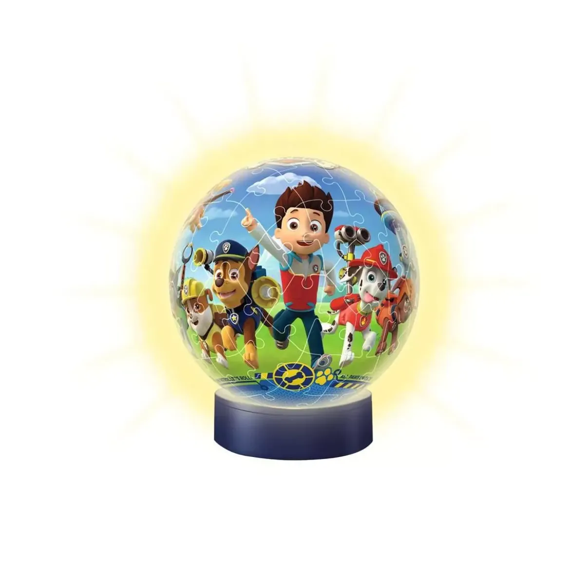 Puzzle Pat'Patrouille 3D Ball Illuminé - 72 pièces