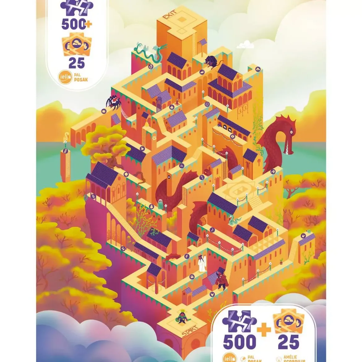 Puzzle Play Donjon Château - 500 pièces