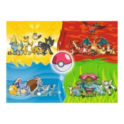 Puzzle Pokémon : Les Différents Types de Pokémon - 150 pièces XXL