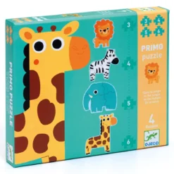 Puzzle Primo Dans la Jungle - 3-6 pièces