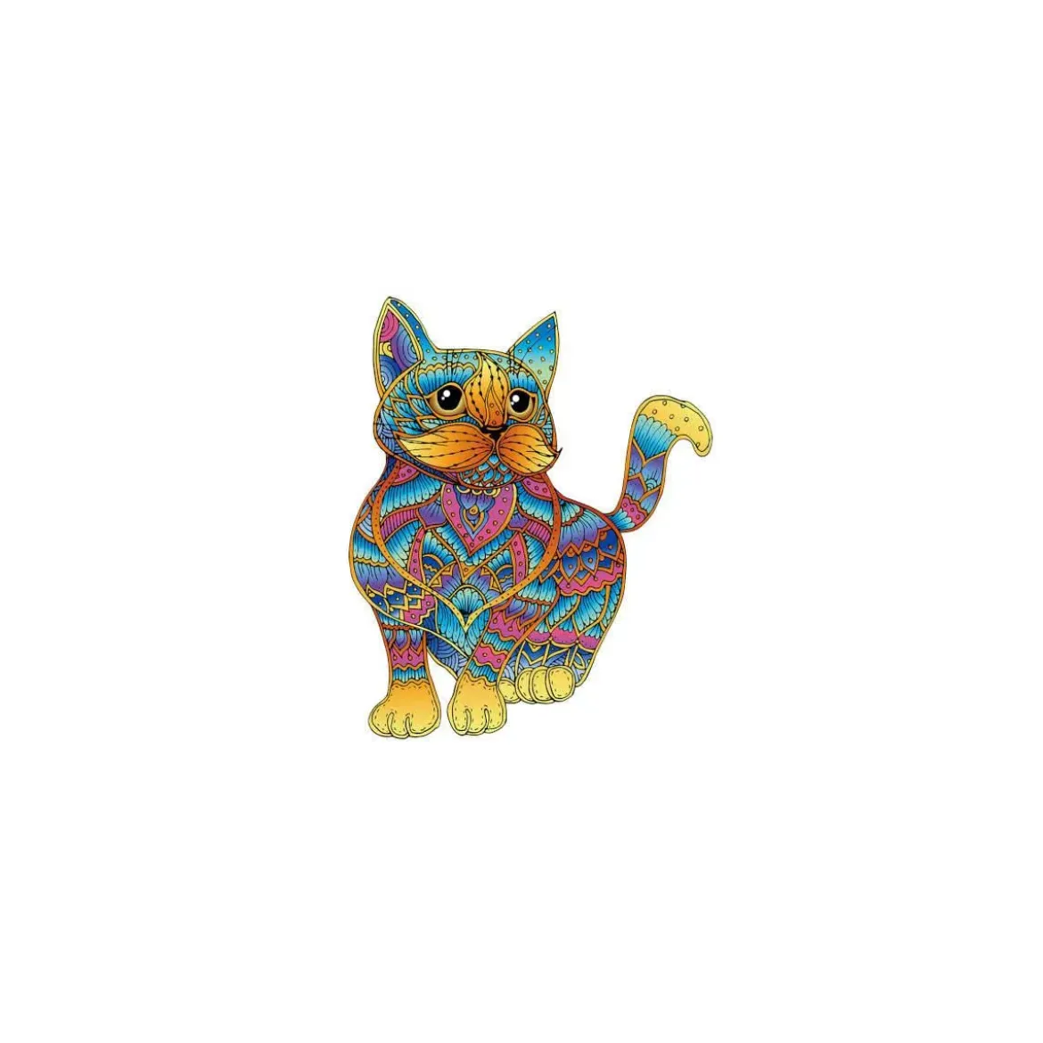 Puzzle Rainbowooden Chat - 99 pièces