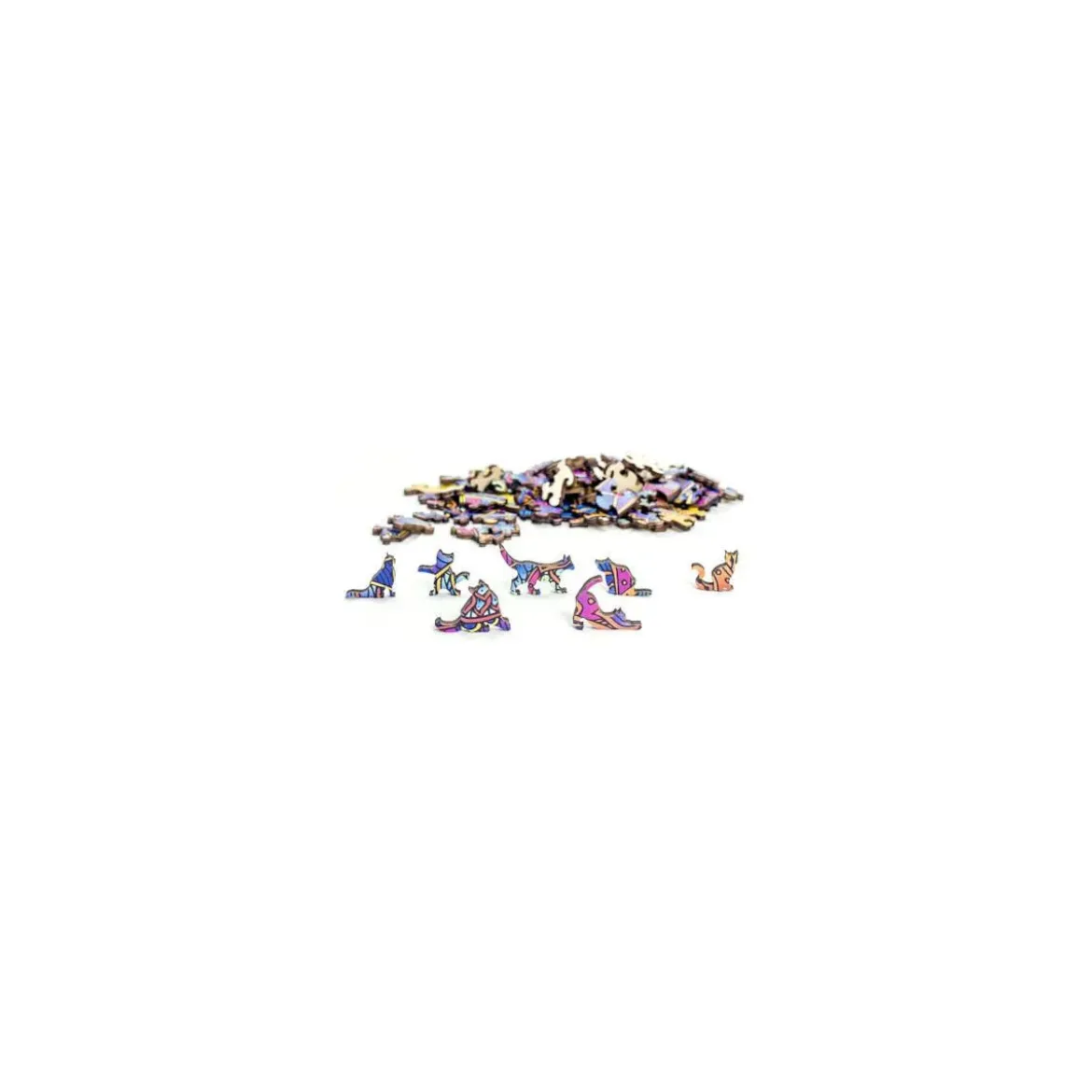 Puzzle Rainbowooden Chat - 99 pièces