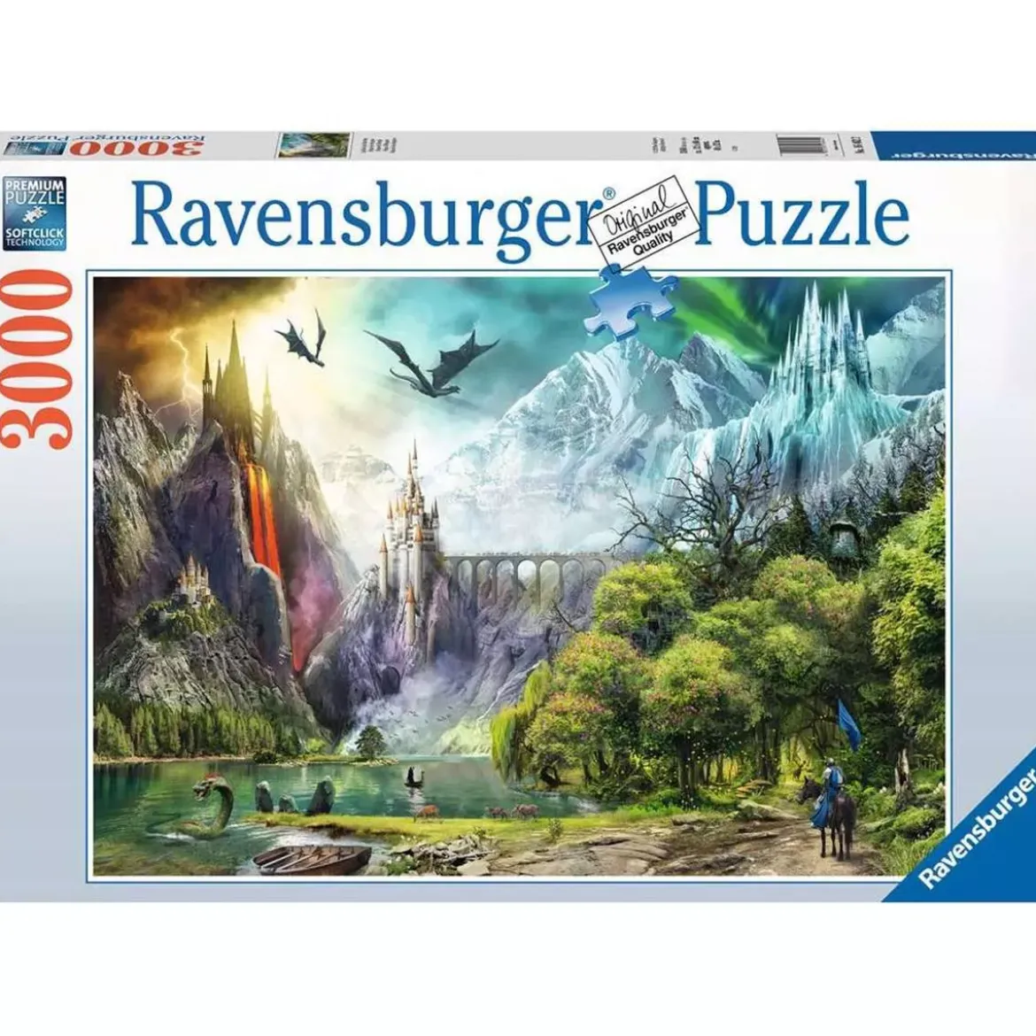 Puzzle Règnes des Dragons - 3000 pièces