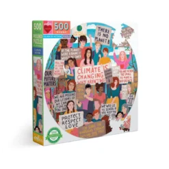 Puzzle Rond Climate Action - 500 pièces