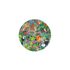 Puzzle Rond Forêt Tropicale - 100 pièces