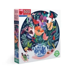 Puzzle Rond Still Life with Flowers - 500 pièces