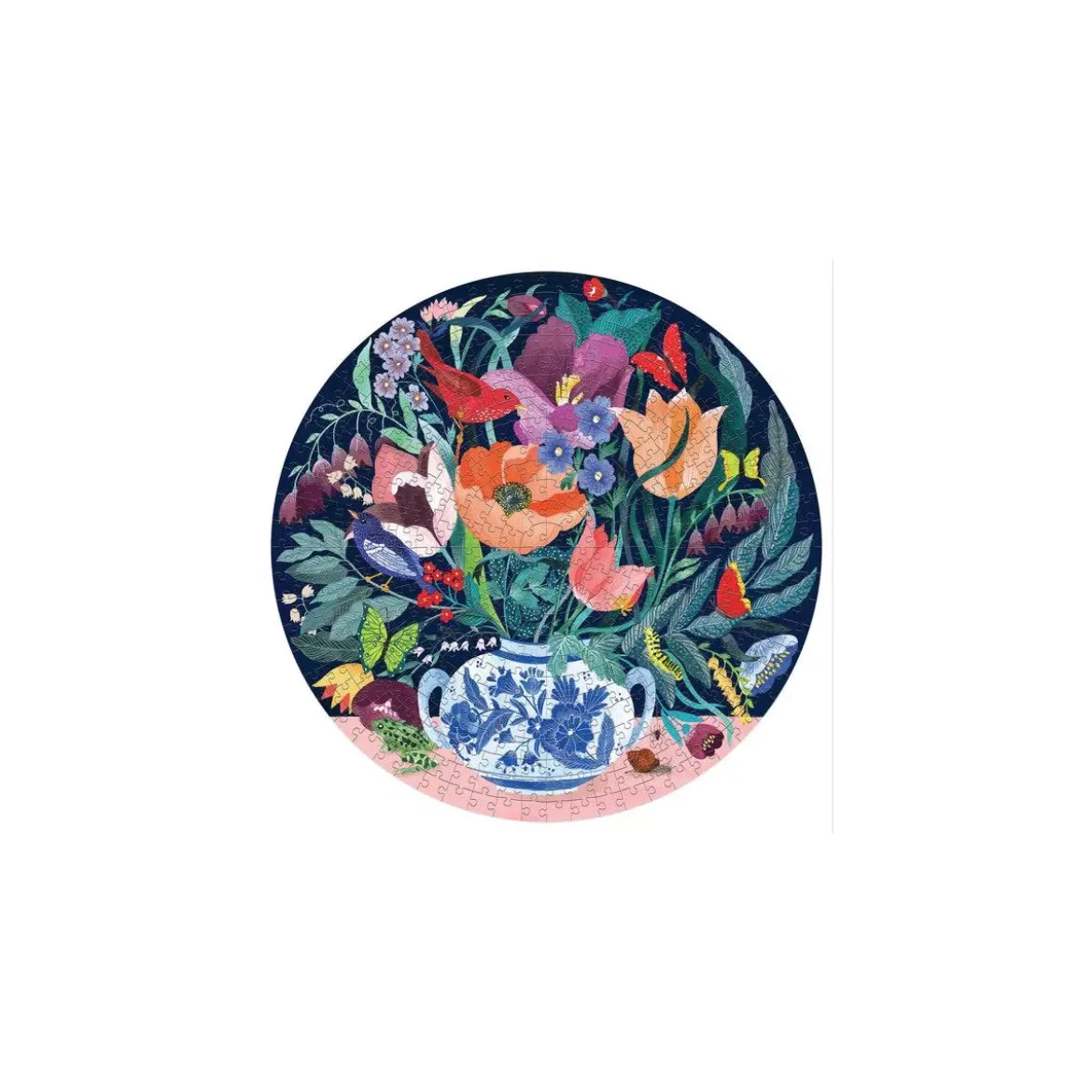 Puzzle Rond Still Life with Flowers - 500 pièces