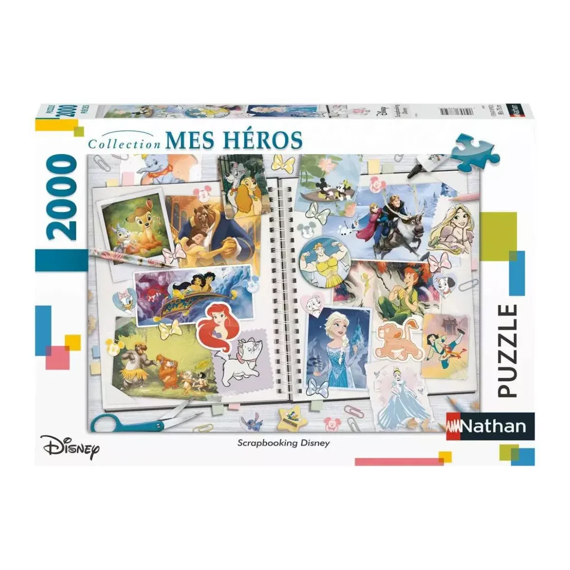 Puzzle Scrapbooking Disney - 2000 pièces