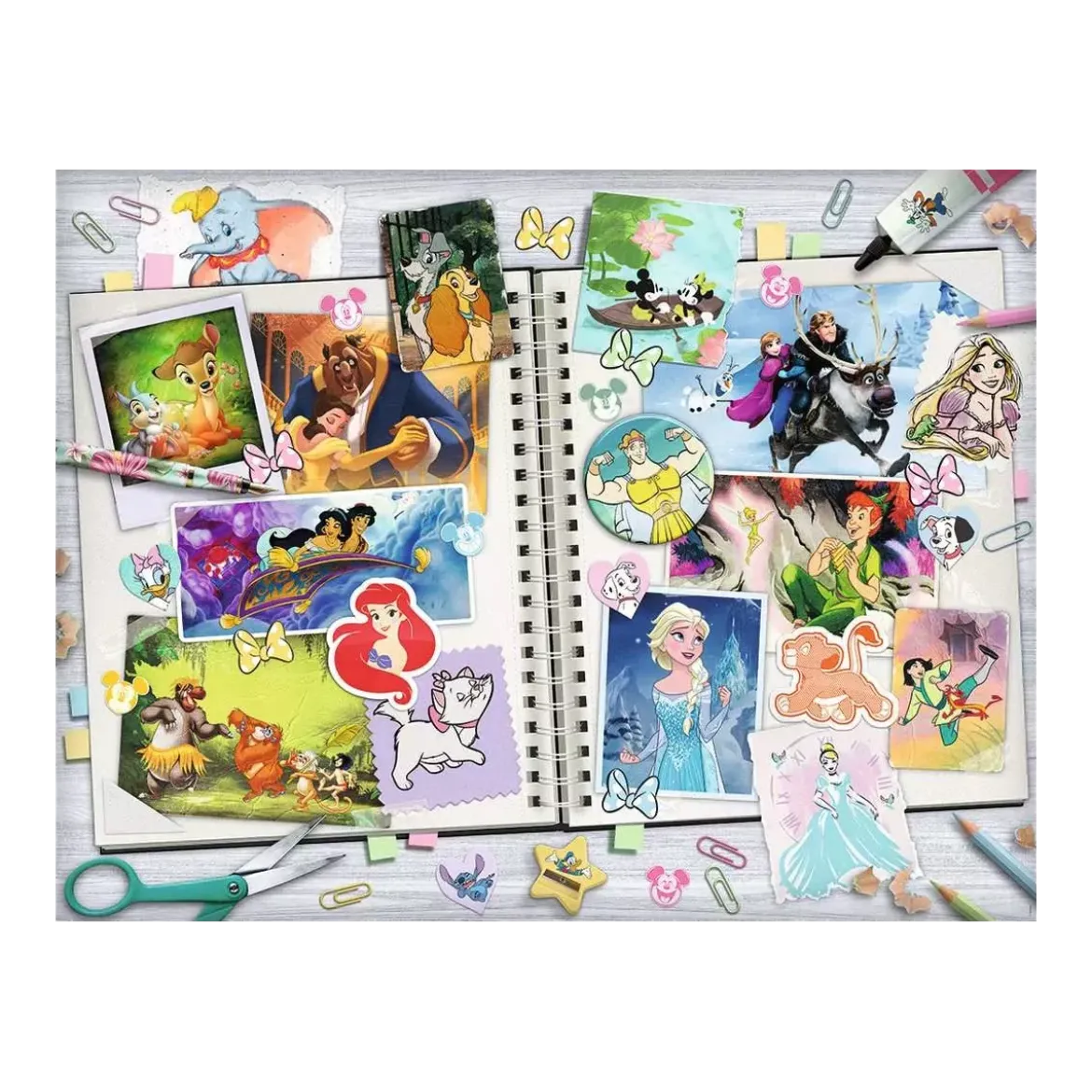 Puzzle Scrapbooking Disney - 2000 pièces